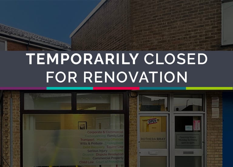 Rothera Bray West Bridgford temporarily closed