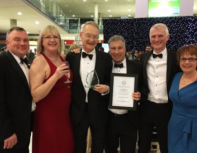 Martin Foulds lifetime achievement award