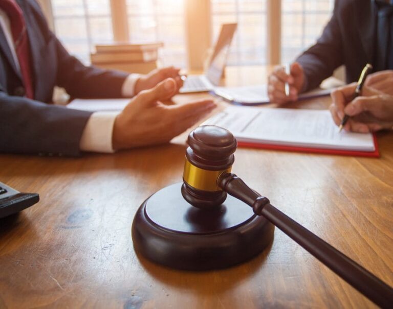 appearing at court