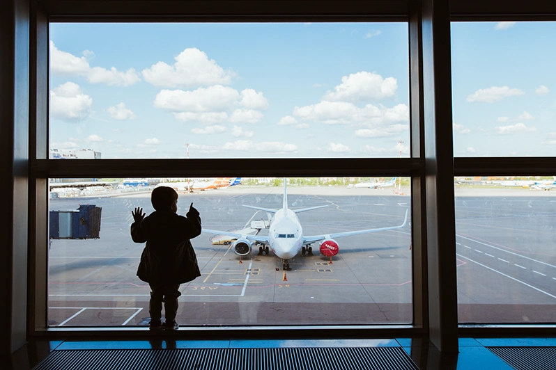 Child being taken abroad by parent