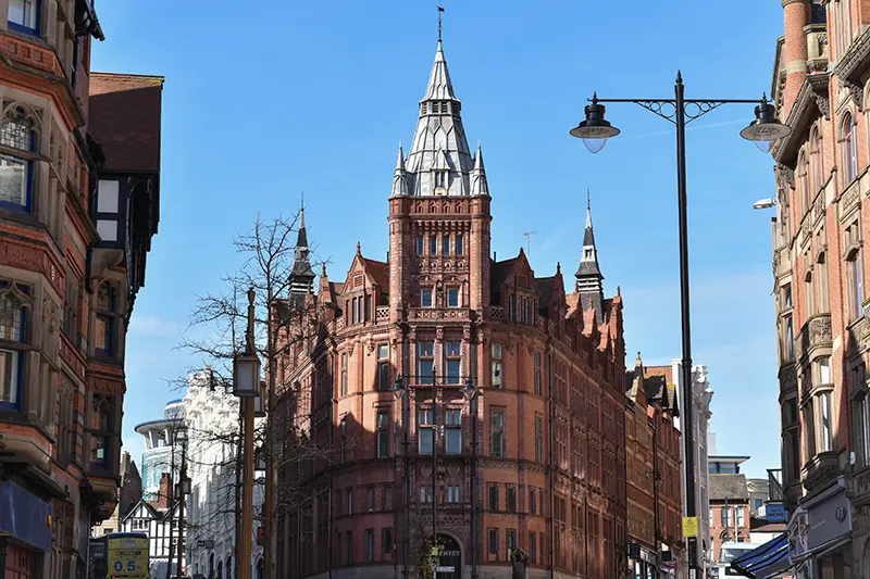Nottingham City Centre, where some of the attacks took place