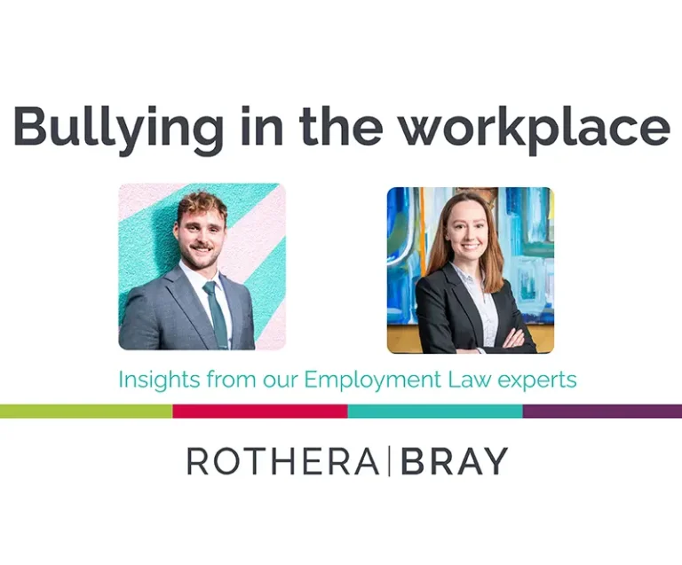 Bullying and harassment in the workplace