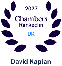 2027 Chambers Ranked in the UK, David Kaplan