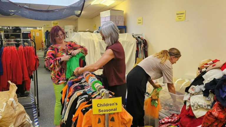 Volunteering at Sharewear's HQ in Edwalton
