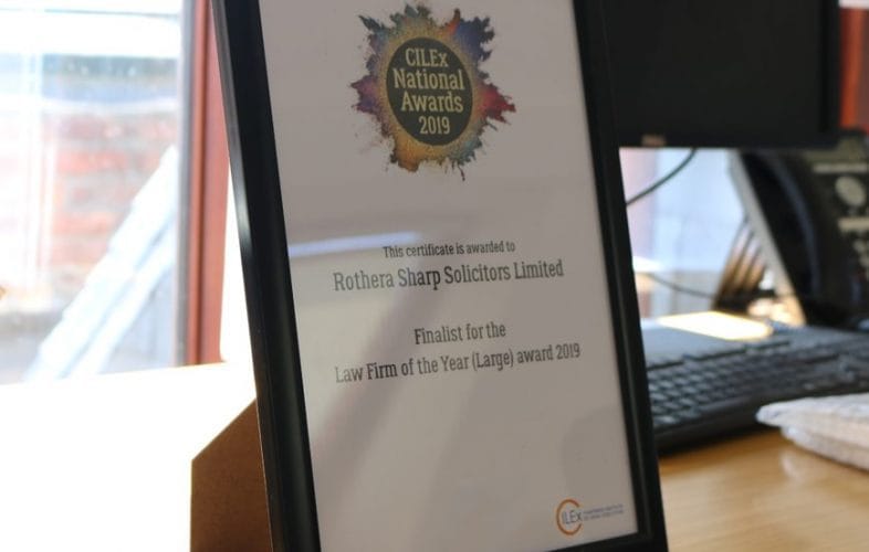 cilex award certificate