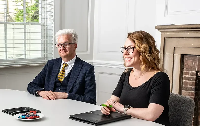 Derby Family Law Solicitors speak to a client
