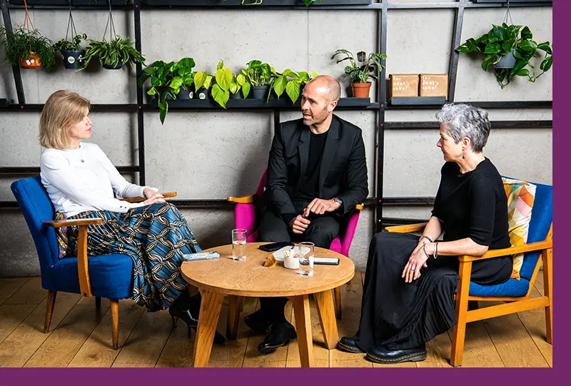 Legal team discuss case