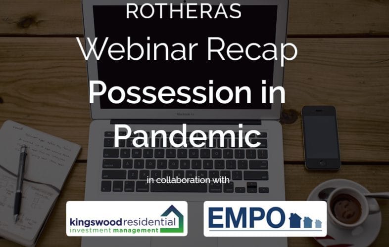 possession in pandemic webinar