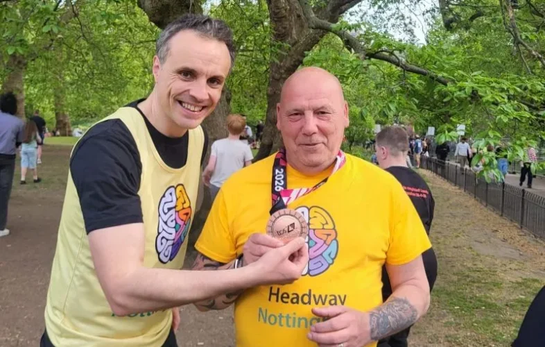 Greg Almond takes on London Marathon for Headway Nottingham